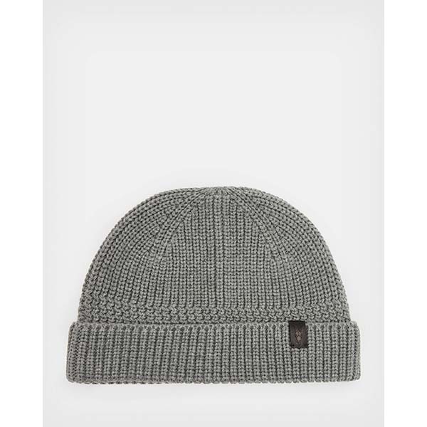 Allsaints Australia Mens Parker Beanie Grey AU95-271